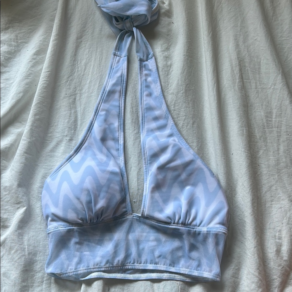 Hollister Light Blue Crop Top